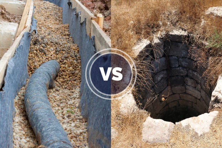 French drain vs Dry well Banner Image