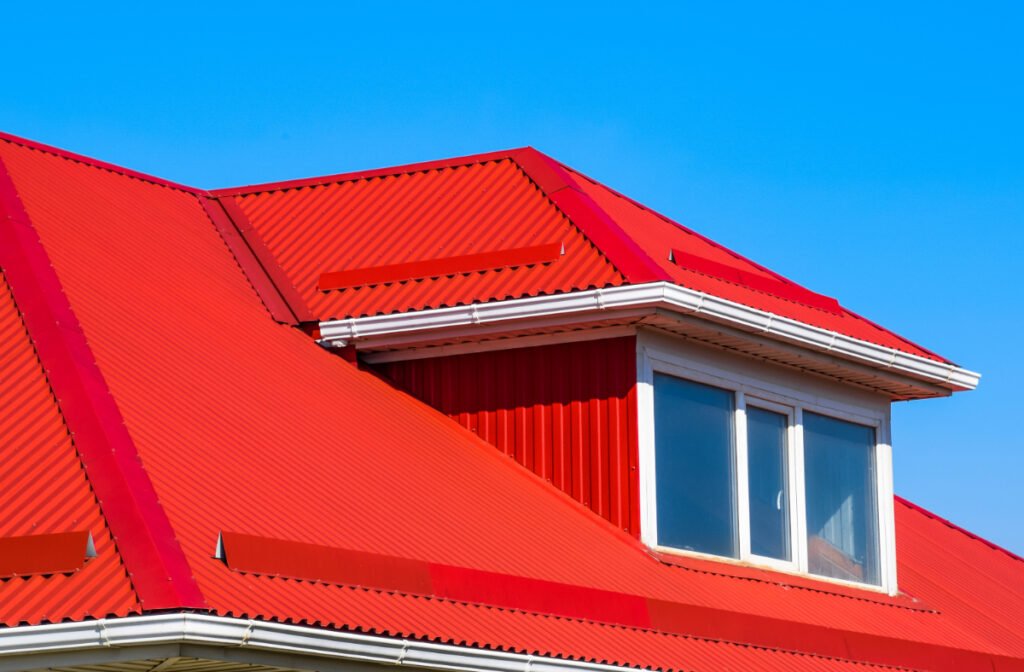 Red Metallic Roofing