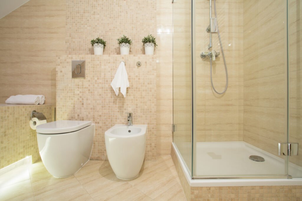 Bathroom with Dado Tiles
