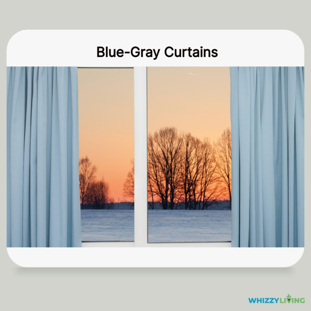 Blue-Gray Curtains