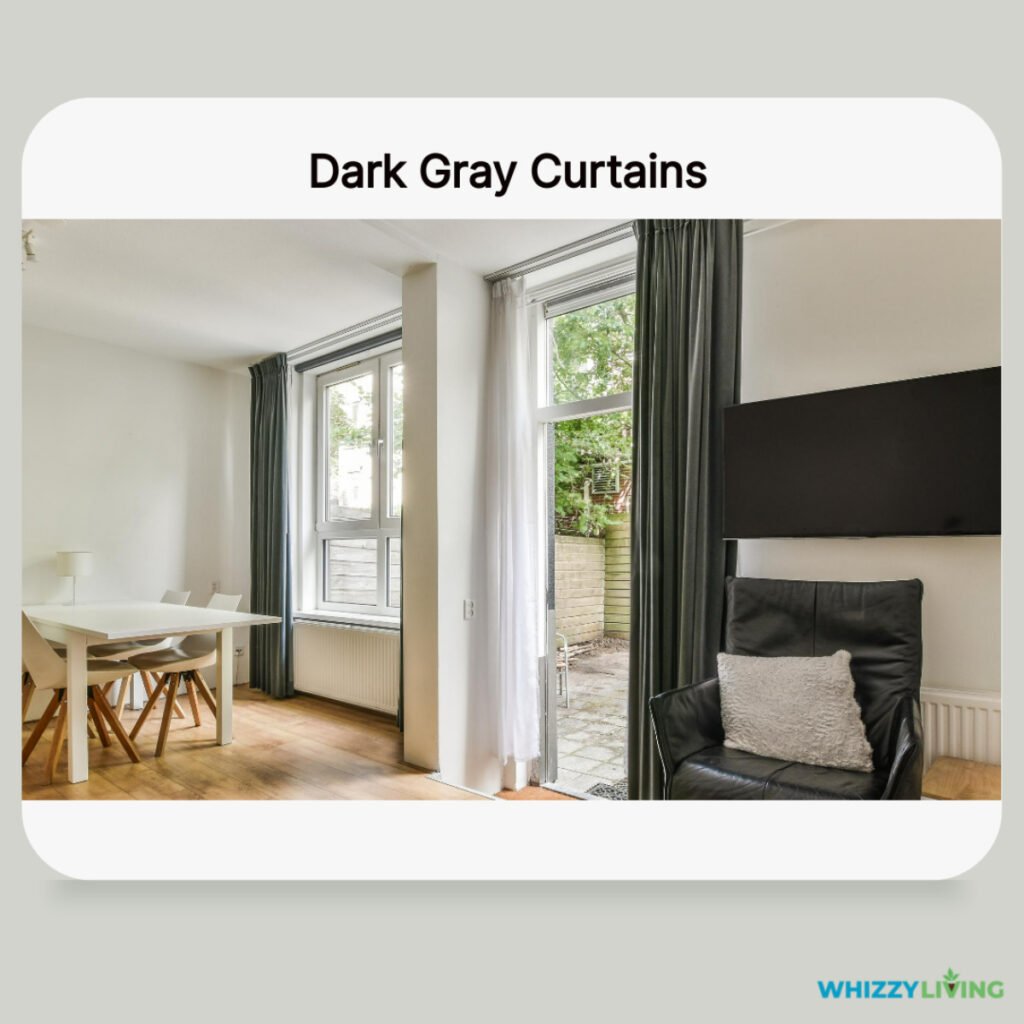 Dark Gray Curtains