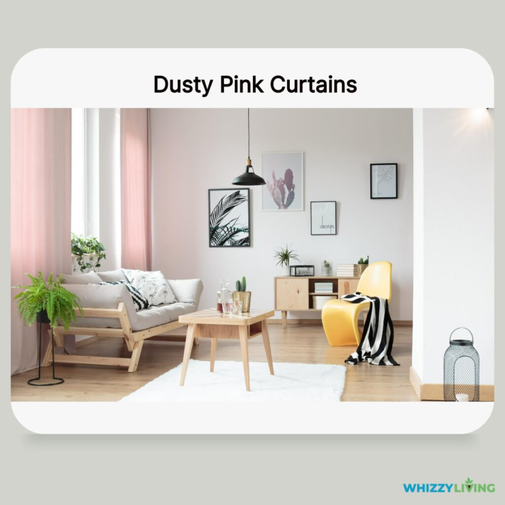 Dusty Pink Curtains
