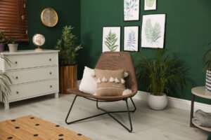 Furniture Colors with Green Walls