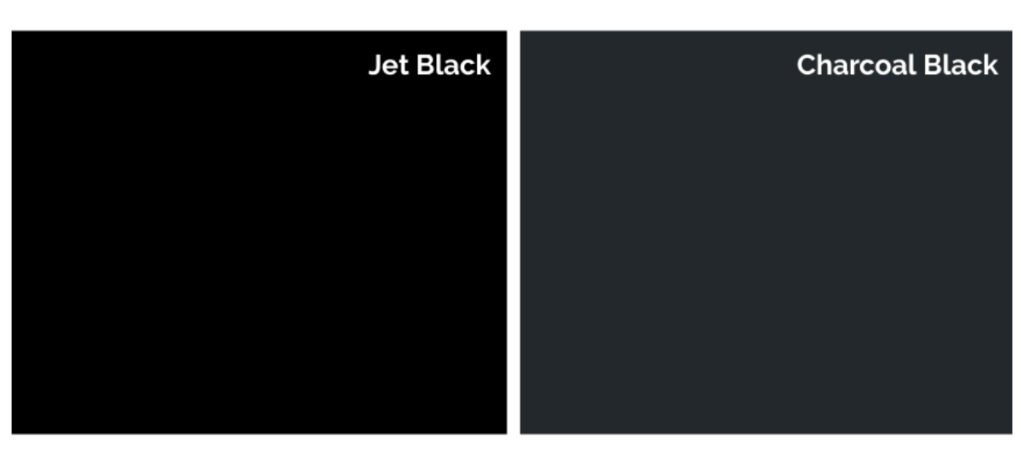 Hues of Jet and Charcoal Black