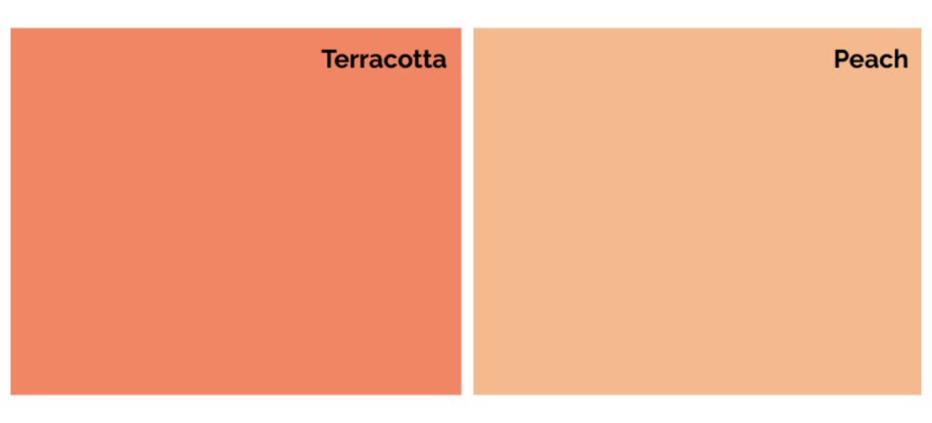 Hues of Teracotta & Peach