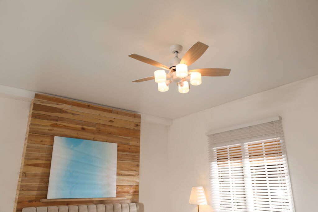 Mismatched Ceiling Fans