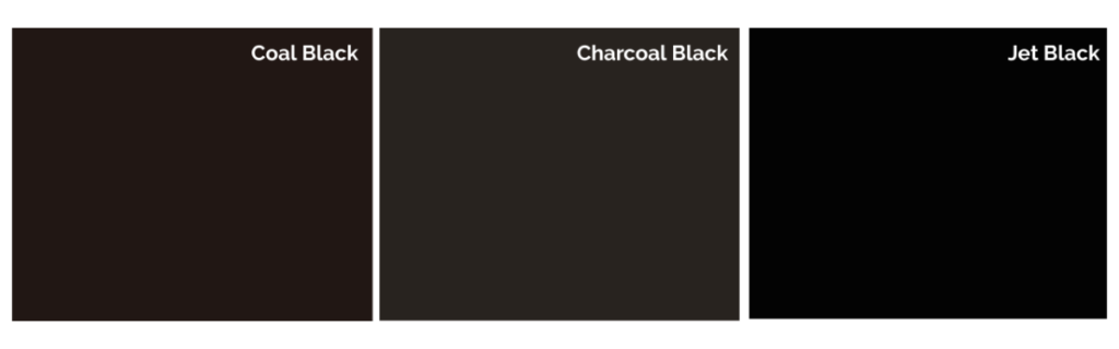 Shades of Black - Coal, Charcoal and Jet