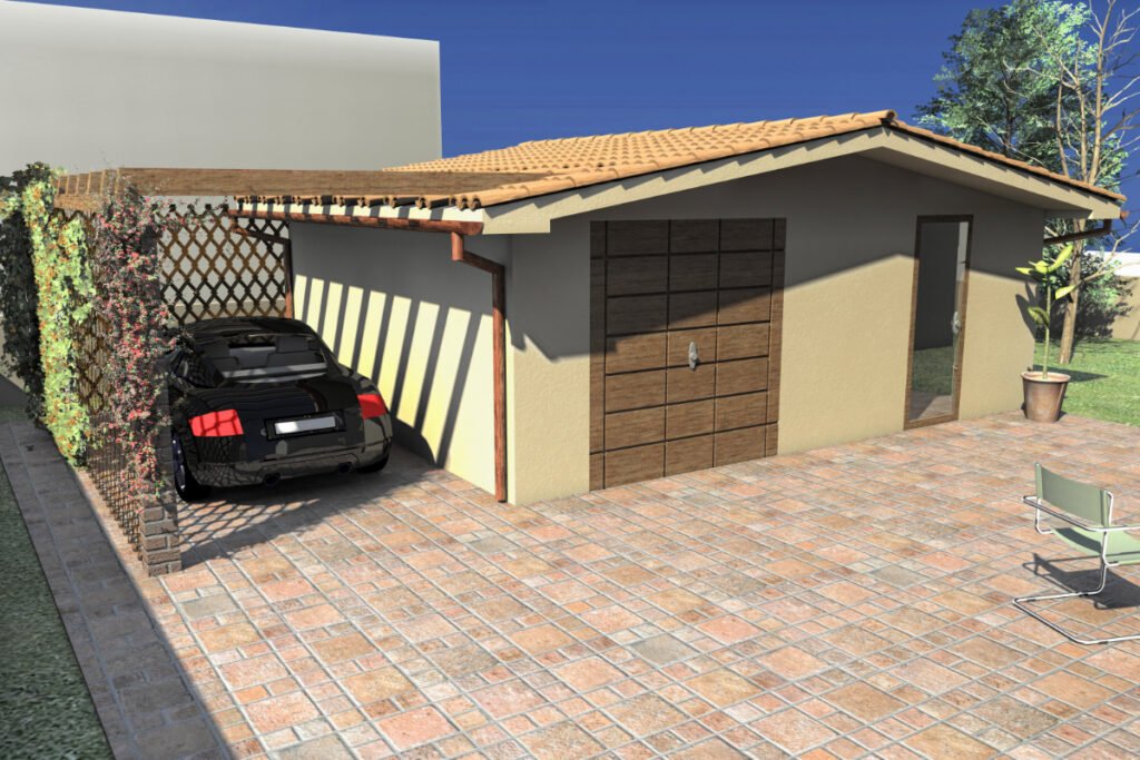 A Breezeway or Portico Garage