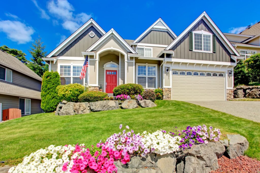 Beige Garage Door Color