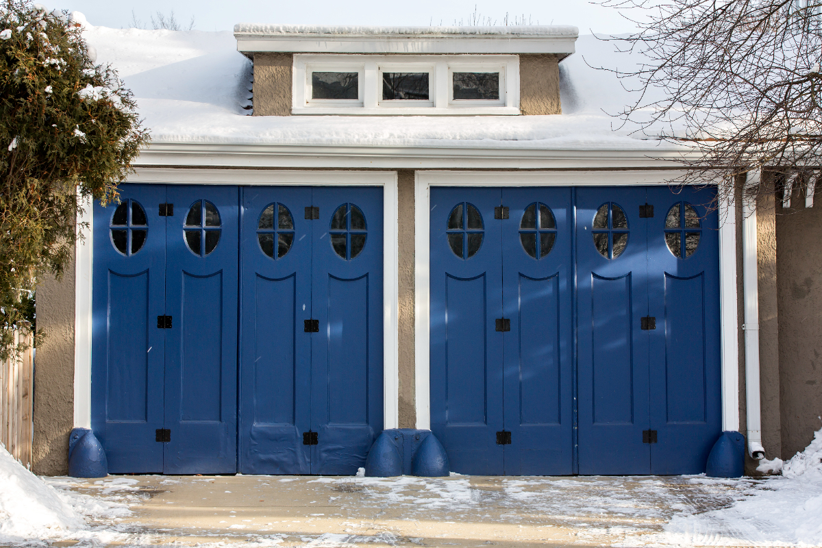 15 Stunning Garage Door Colors For Gray House (With Pictures)