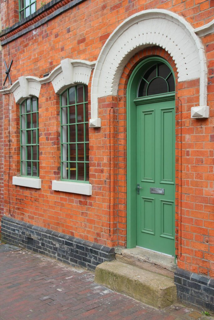 Bright Green Front Door