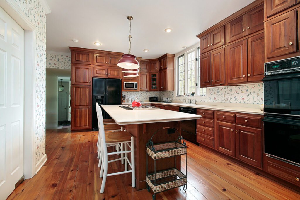 Brown Color Kitchen Cabinets
