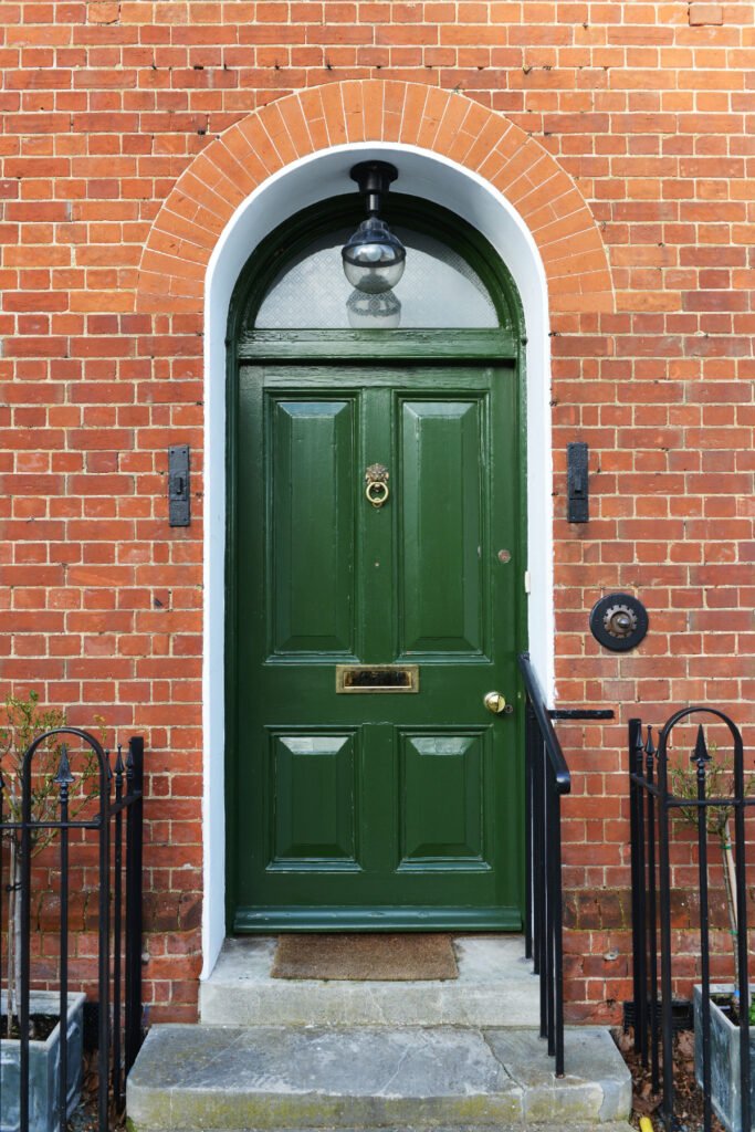 Dark Green Front Door