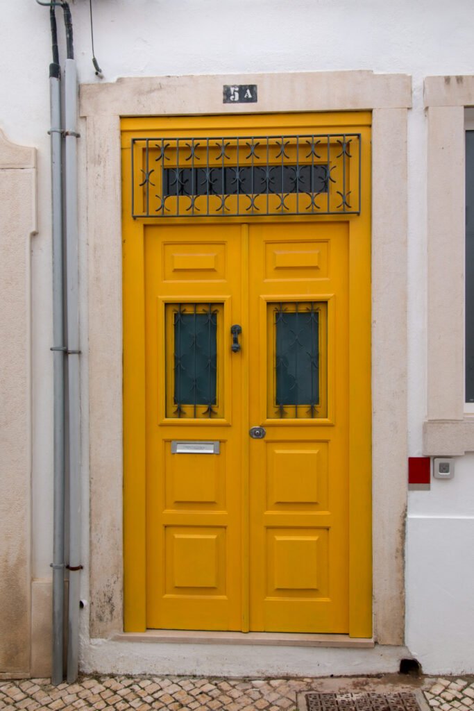 Mustard Yellow Front Door