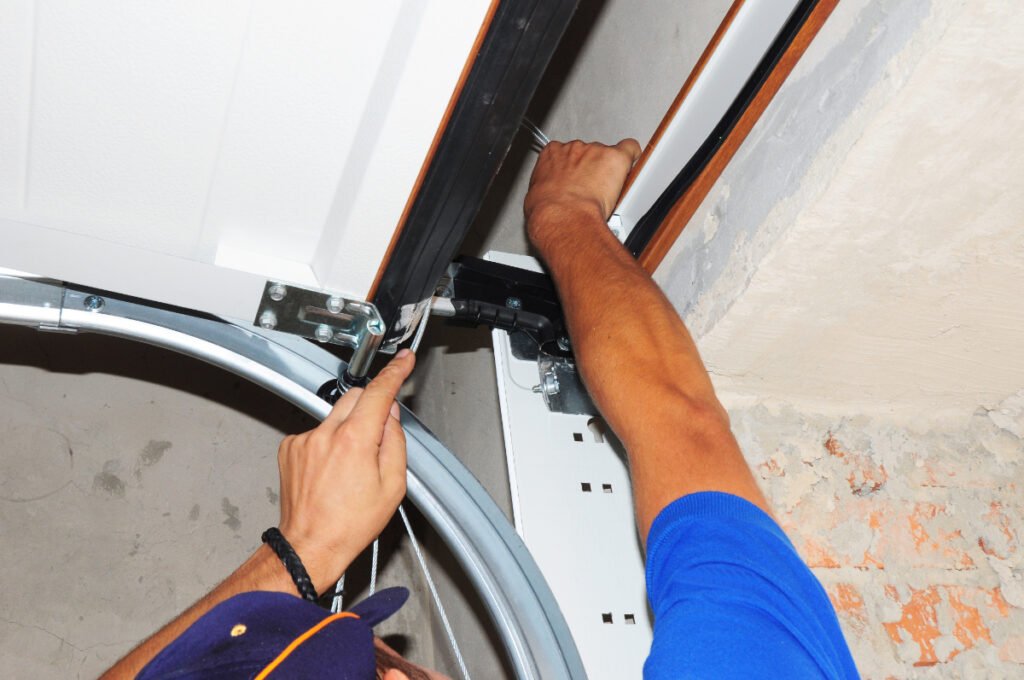 Repairing Garage Door Opener Machine