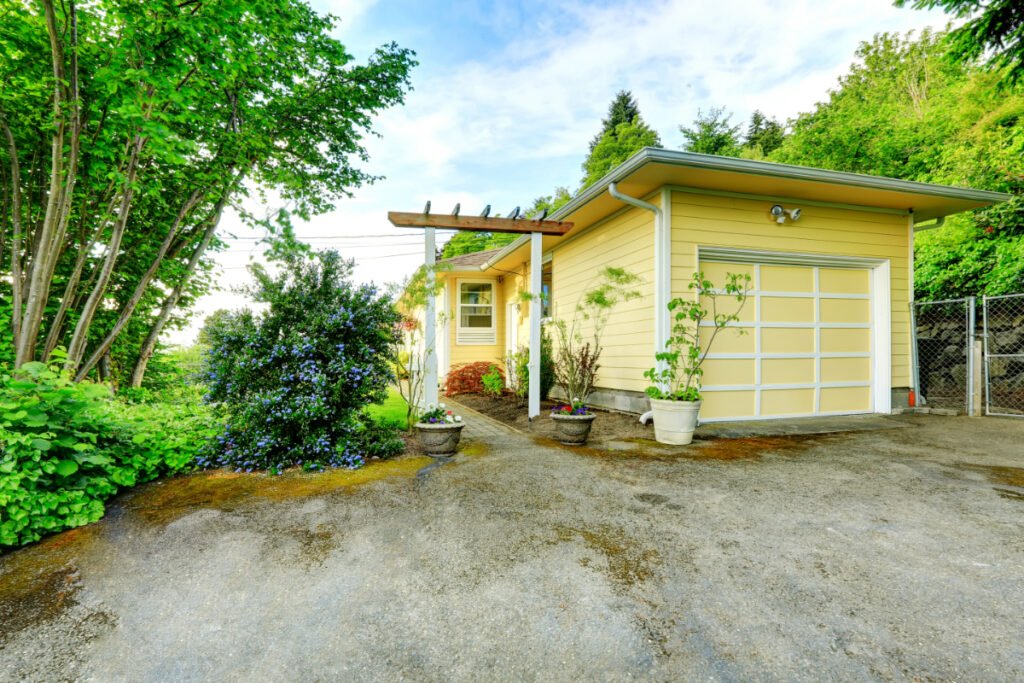 Yellow Garage Shutters