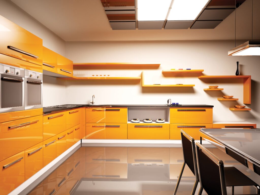 Yellow Kitchen Cabinets
