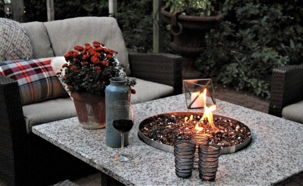 An Aesthetic Fire Pit Table