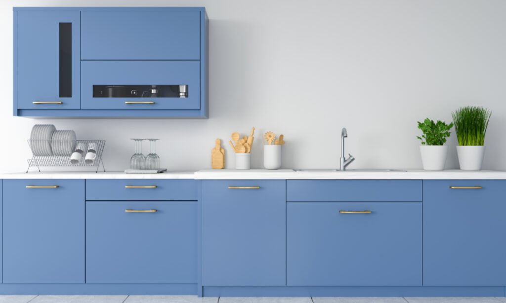 Blue Cabinets