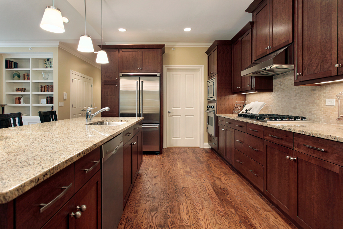 Top 14 Cabinet Colors to Go With Fantasy Brown Granite Countertops
