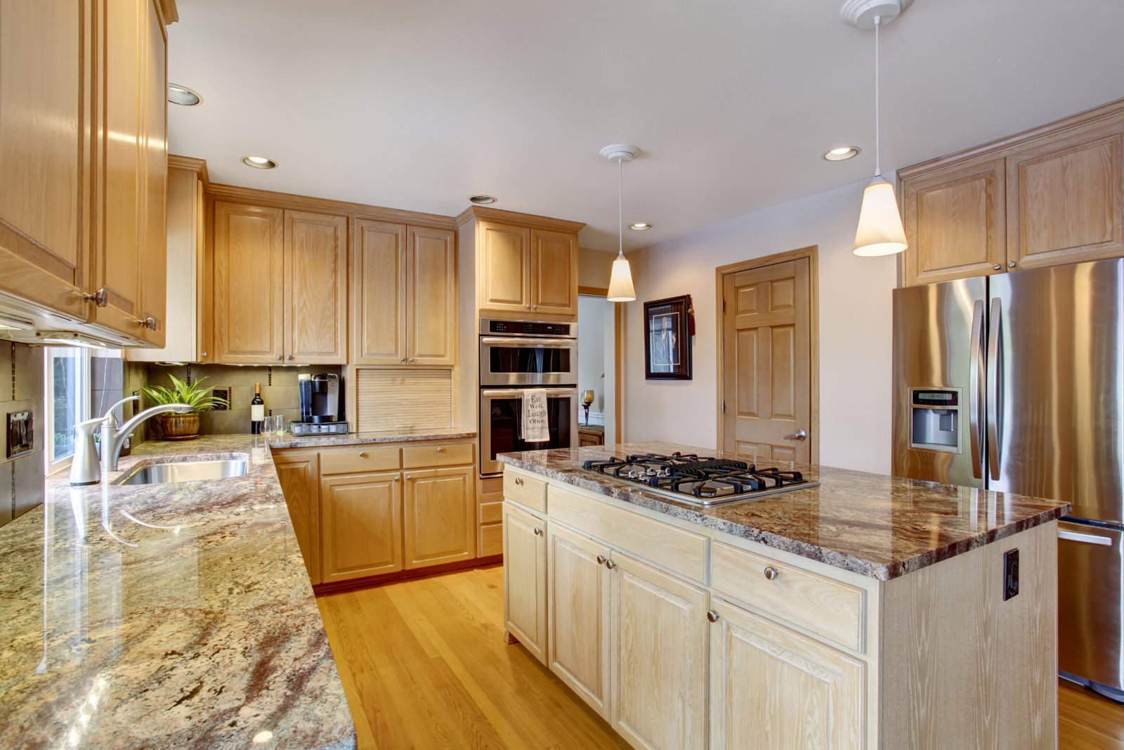 Top 14 Cabinet Colors to Go With Fantasy Brown Granite Countertops