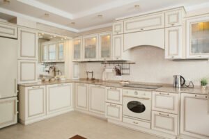 Countertop Pair With Cream Cabinets