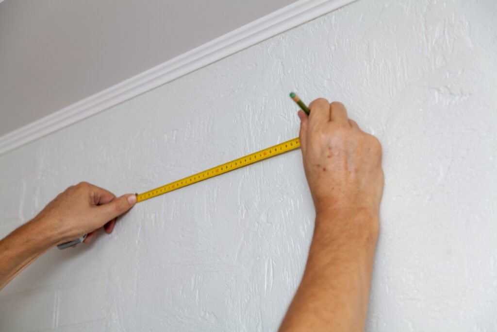 Marking Spots for Drilling Holes on Drywall