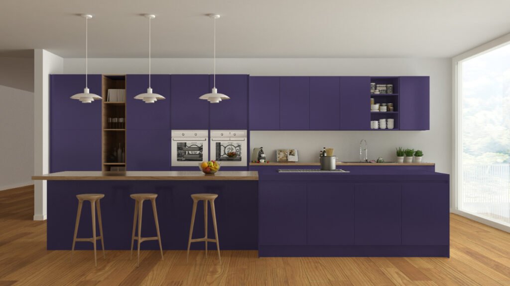 Purple Cabinets
