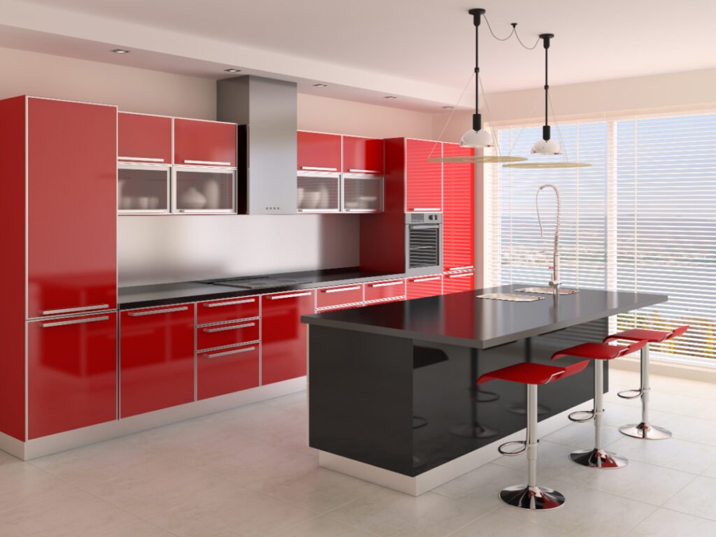 Red Cabinets