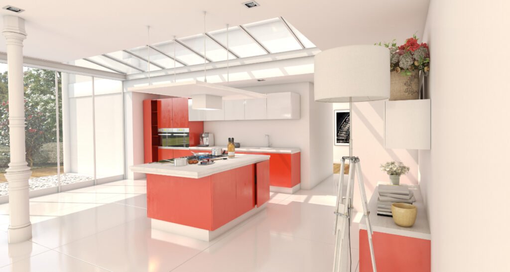 Red Cabinets