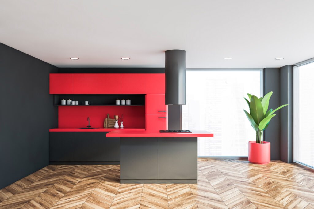 Red Countertops