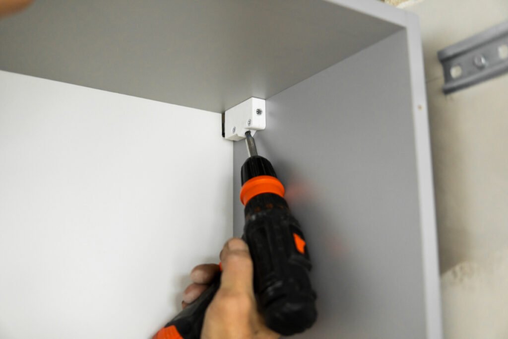 Securing Kitchen Cabinets With Screws