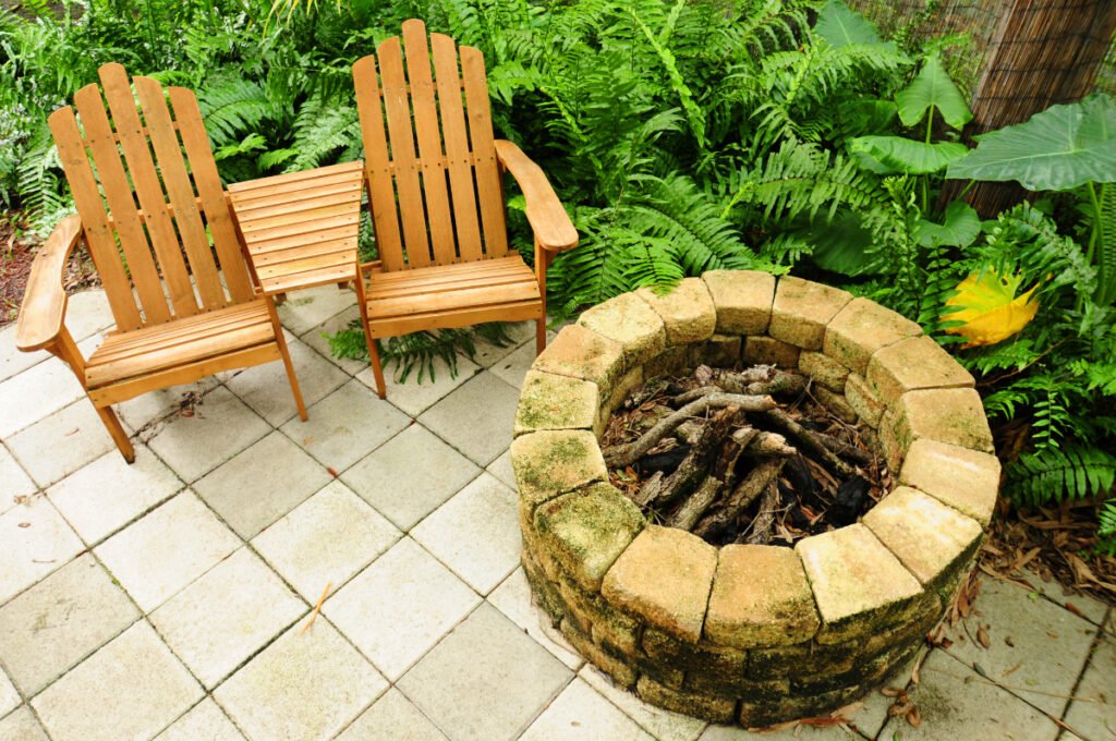 Woods in a Fire Pit